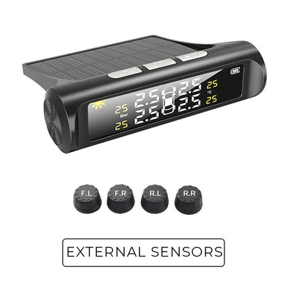 Solar Real-Time Four-Wheel Display Tire Pressure Monitor