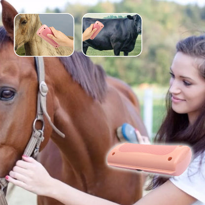 Pet Hair Remover Tool - Versatile Horse Grooming Brush, Lightweight for Daily Use - Animal Hair Shaver for Shedding - Durable Cleaning Scraper for Horses and Pets