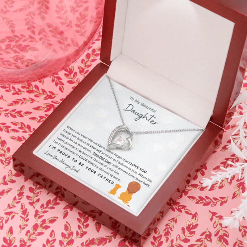 To My Daughter Necklace from Dad