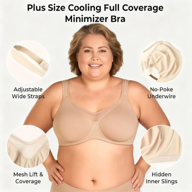 ⏳HOT SALE -BUY 1 GET 1 FREE !!!🖤Women's Elegant Sheer Full Coverage Underwire Non-padded Plus Size Bra
