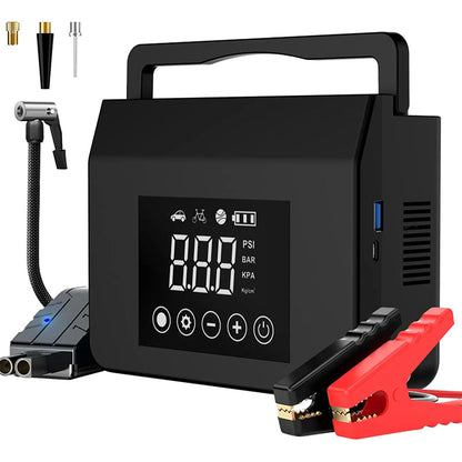 🔥Last day special, 60% off🔥Portable Car Jump Starter with Air Compressor