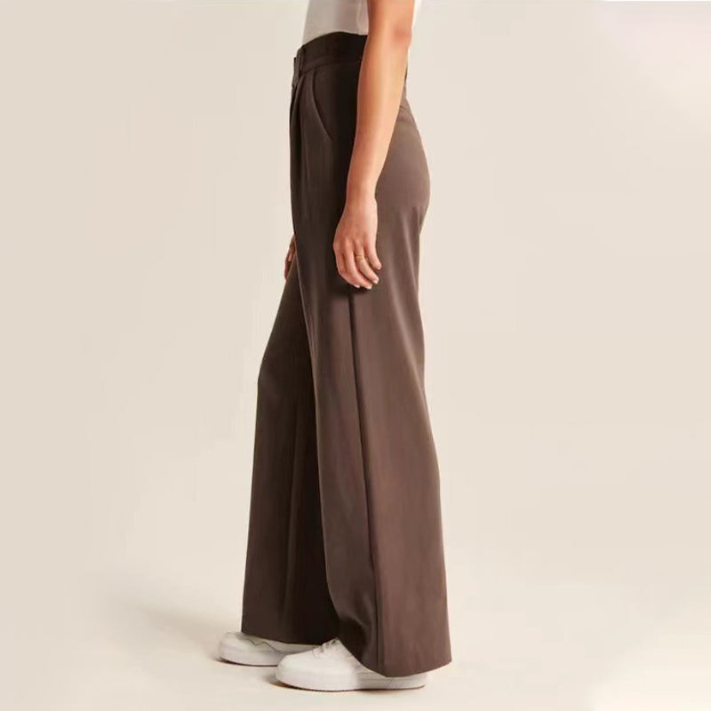 ⏳Last Day Sale 49% OFF🔥Women's Smart & Casual High Waisted Straight Leg Work Trousers👖