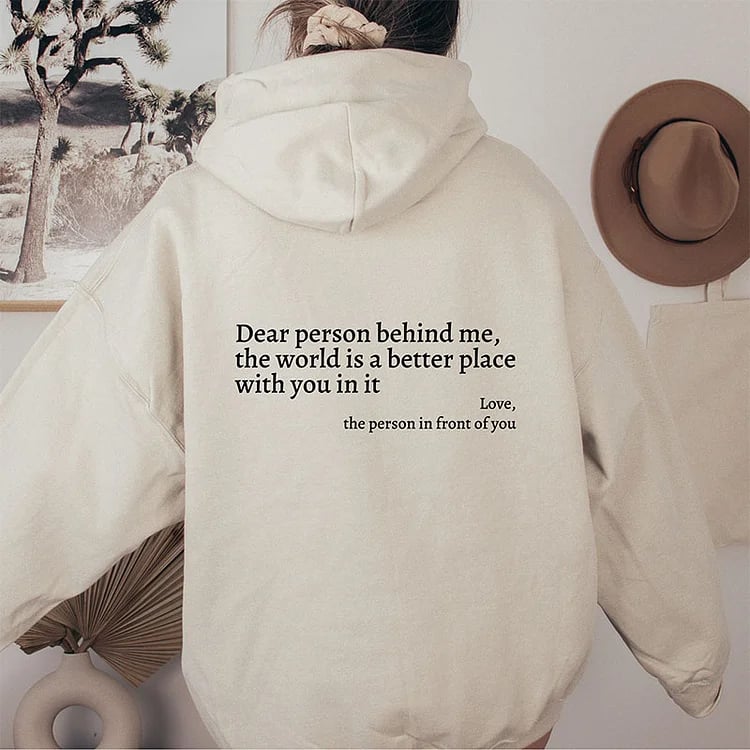 🎁New Year Sale 57% OFF⏳Dear Person Behind Me' Sweatshirt