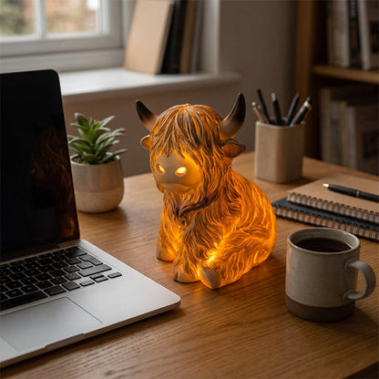 ⏳Limited offer: 60% OFF! 💥🐮 The Cozy Highland Glow: Highland Cattle Lamp