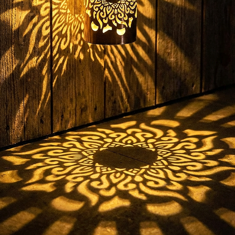 💡💓Surprise Price: Only £7.99!!🔥Solar-Powered Mandala Projector Light🎁🏠