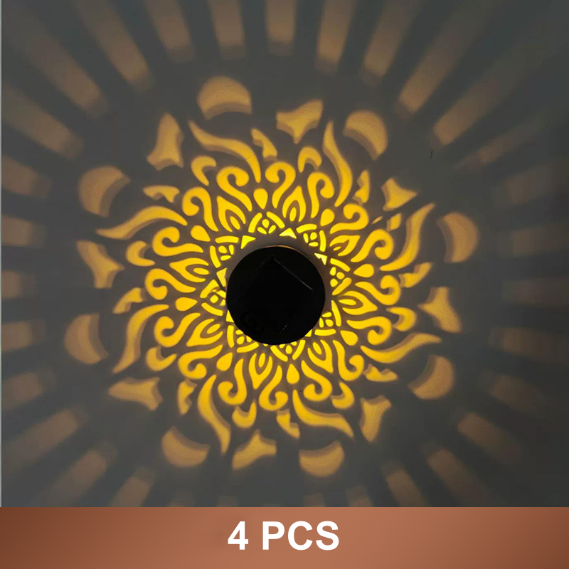💡💓Surprise Price: Only £7.99!!🔥Solar-Powered Mandala Projector Light🎁🏠