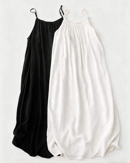 💕💖LAST DAY SALE 50% OFF!💃Women's Solid Color Backless Cami Dress