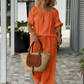 ⏳Hot Pick 70%OFF⏰Women's Drawstring Top & Pants 2-Piece Set – Relaxed Fit, Comfortable & Perfect for Lounging or Everyday Style 🌸