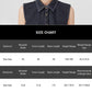 Detachable Denim Fake Collar for Women
