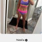 💃👙Last Day Sale 50% OFF🌈Color Block Patchwork Sporty 3-Piece Bikini Set - High Waisted & Tummy Control Swimsuit