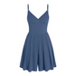 🥳Last Day Special Price ￡13.99!!🌿 50% OFF! Women‘s Ribbed Knit Romper – Breathable & skin-friendly, keeps shape. Flared skirt with hidden shorts, no riding up. 6 colors. Effortless everyday elegance. 👙✅