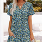 🔥LAST DAY SALE: ONLY ￡15.99!!💃Women's Elegant V-Neck Summer Vacation Dress