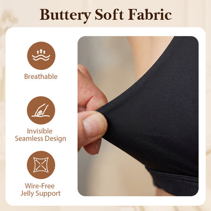 Women's Wire-Free Jelly Support Triangle Bralette