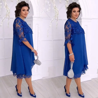 🔥Summer Sale 🔥Sheer Breeze Layered Lace Dress