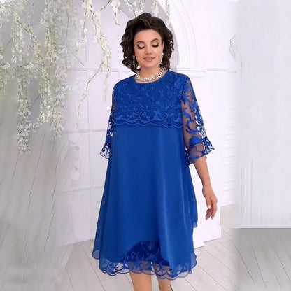 🔥Summer Sale 🔥Sheer Breeze Layered Lace Dress