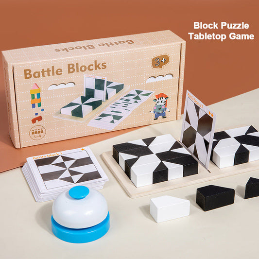 🔥2026 Hot  Sale🔥Creative Black & White Block Puzzles Set for Kids
