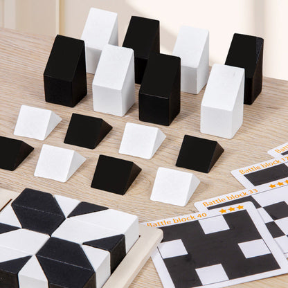 🔥2026 Hot  Sale🔥Creative Black & White Block Puzzles Set for Kids