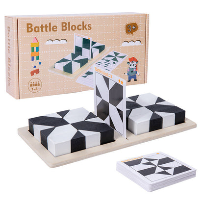 🔥2026 Hot  Sale🔥Creative Black & White Block Puzzles Set for Kids