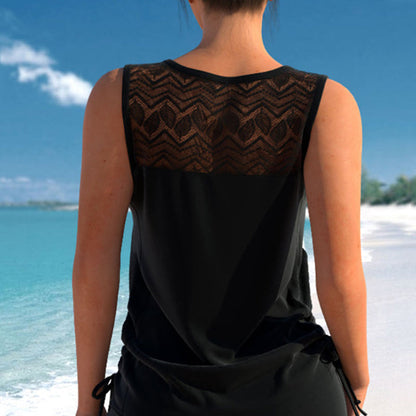 💗LAST DAY SALE 50% OFF- Miraclesuit Women's Tummy Control Tankini Set with Built-In Bra – Flattering Boho Swimwear with Shorts🔥GB