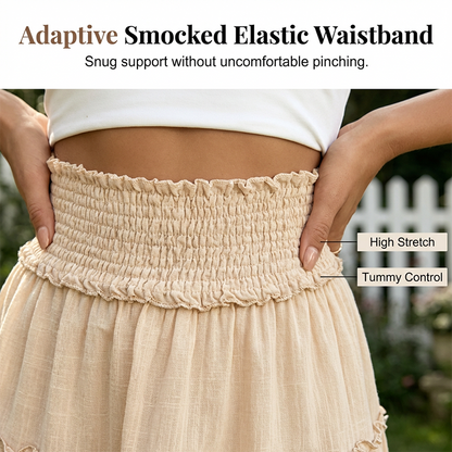 💃🏻 Limited Time Special Price ￡13.99!!🌞Women's High-Waisted Tiered Ruffle Mini Skirt