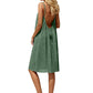 🔥Hot Sale 45% Off🔥Sexy Backless Cami Dress with Adjustable Drawstring