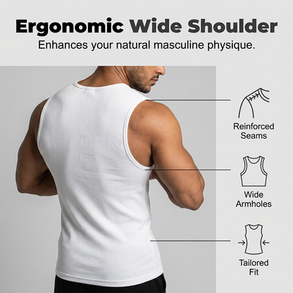 🏆Last Day Special Price ￡13!!💐2026 Men's Ribbed Knit Slim Fit Tank Top