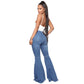 🔥 50% OFF NOW!🔥Women’s High-waist Stretch Flared Denim Pants