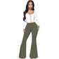🔥 50% OFF NOW!🔥Women’s High-waist Stretch Flared Denim Pants
