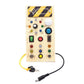 Gifts For Children🎁Wooden Busy Board Toys with LED Lights
