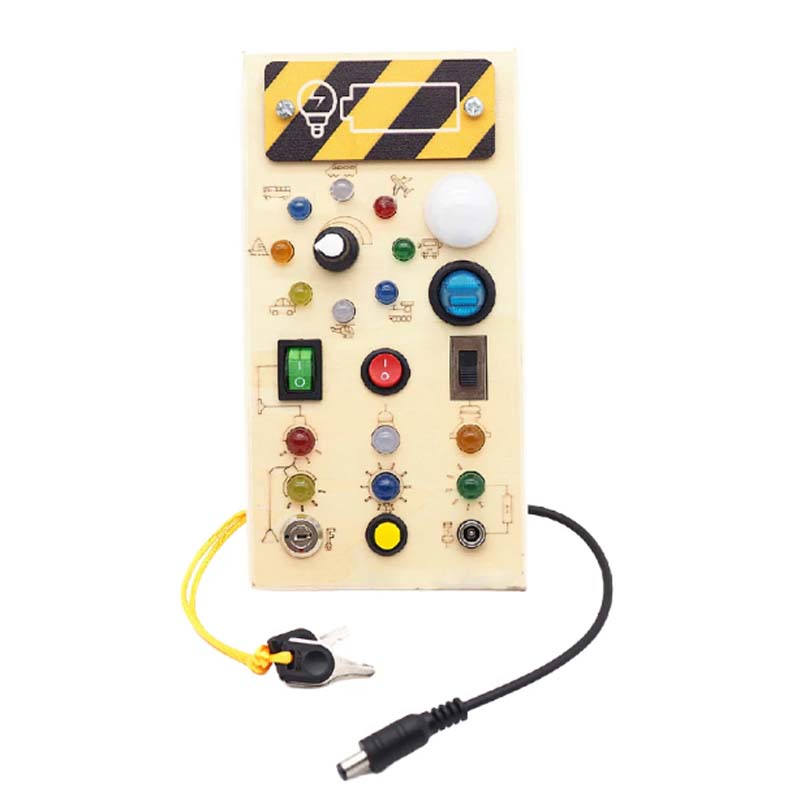Gifts For Children🎁Wooden Busy Board Toys with LED Lights