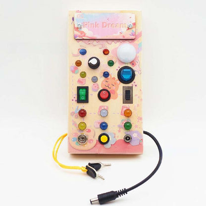 Gifts For Children🎁Wooden Busy Board Toys with LED Lights