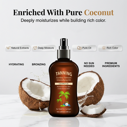 🌸Summer Hot Sale 50%OFF🌸Sunless Tanning Oil with Coconut Oil