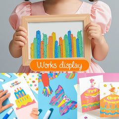 Gifts For Children🎁DIY Rainbow Scratch Christmas Painting