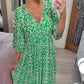 🔥2026 Hot Sale🔥  V-neck Floral Seaside Holiday Dress