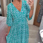 🔥2026 Hot Sale🔥  V-neck Floral Seaside Holiday Dress