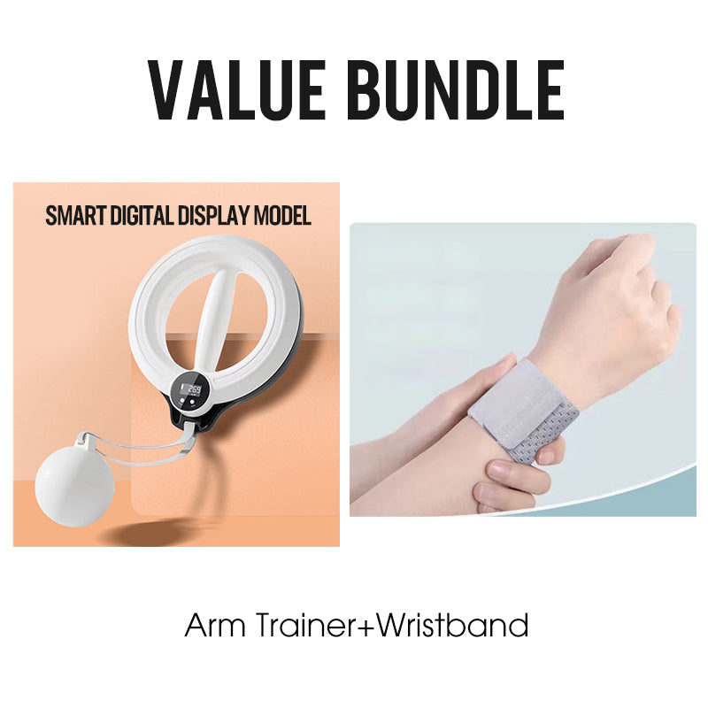 🔥Hot Sale🔥360° Hand Crank Arm & Forearm Trainer with Smart Counter