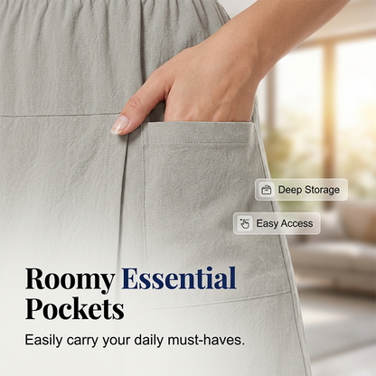 ⏳Limited-time 50% off⏰Women's Casual Elastic Waist Wrap Skort