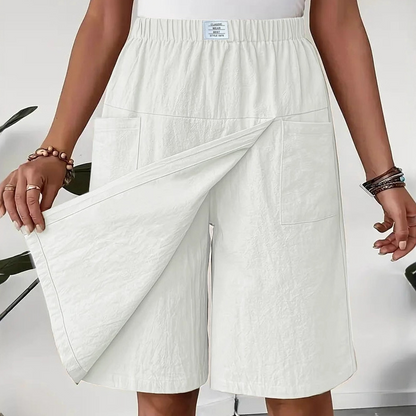 ⏳Limited-time 50% off⏰Women's Casual Elastic Waist Wrap Skort