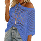 💖Last Day Sale 49% OFF💖Casual 3/4 Sleeve Mesh Knit Top