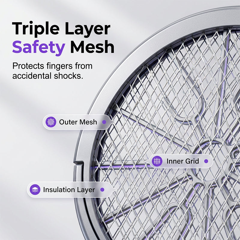 🏆LAST DAY SALE 50% OFF🔥2-in-1 Rechargeable Electric Fly Zapper 🪰⚡ | USB-C, Child-Safe & Quiet – Kills Mosquitoes & Flies Instantly | For UK Homes, Bedrooms & Kitchens 🇬🇧
