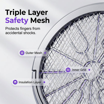 🏆LAST DAY SALE 50% OFF🔥2-in-1 Rechargeable Electric Fly Zapper 🪰⚡ | USB-C, Child-Safe & Quiet – Kills Mosquitoes & Flies Instantly | For UK Homes, Bedrooms & Kitchens 🇬🇧