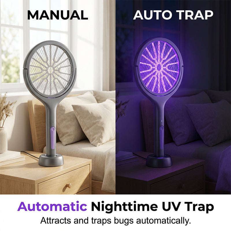 🏆LAST DAY SALE 50% OFF🔥2-in-1 Rechargeable Electric Fly Zapper 🪰⚡ | USB-C, Child-Safe & Quiet – Kills Mosquitoes & Flies Instantly | For UK Homes, Bedrooms & Kitchens 🇬🇧