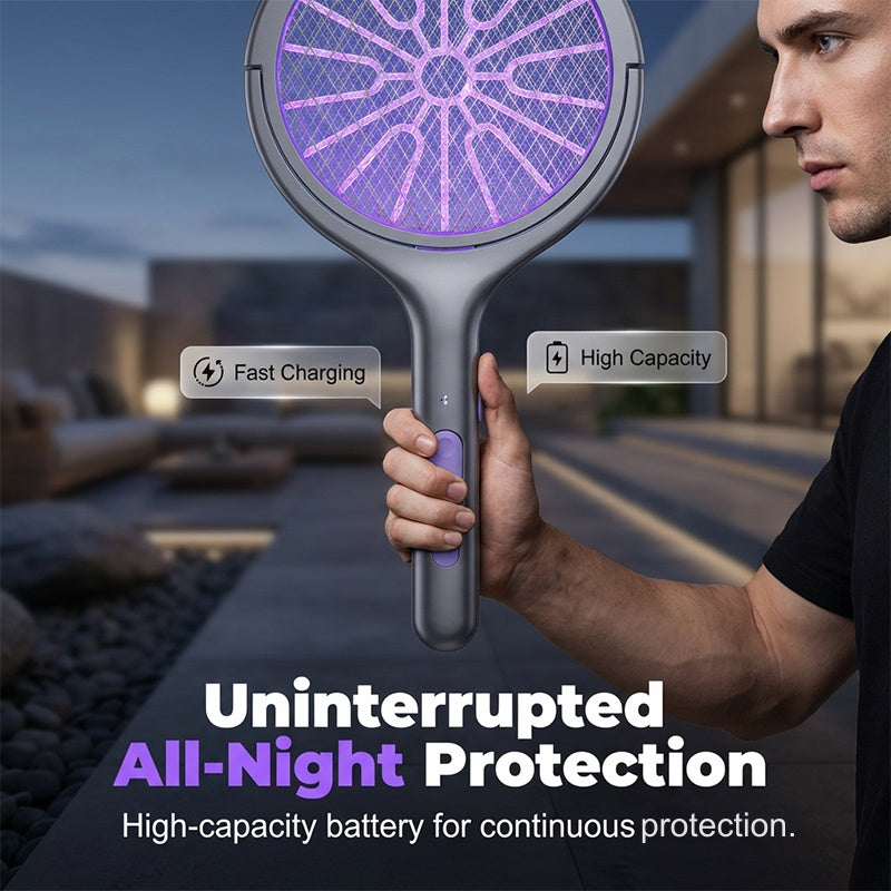 🏆LAST DAY SALE 50% OFF🔥2-in-1 Rechargeable Electric Fly Zapper 🪰⚡ | USB-C, Child-Safe & Quiet – Kills Mosquitoes & Flies Instantly | For UK Homes, Bedrooms & Kitchens 🇬🇧