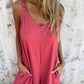 🏖️Summer Cool Deal: ONLY ￡16.99!!🌷👗Women's Casual Loose Cotton and Linen Jumpsuit with Pockets