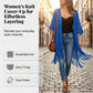 🌊SUMMER HOT SALE 50% OFF!✨ Women's Open-Front Knit Cover-Up with Tassel Fringe – Bohemian & Lightweight – Beach Essential 🌴