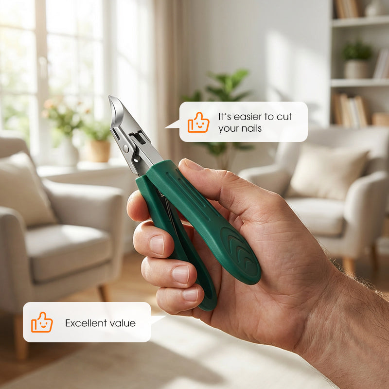 ✂️Summer Hot Sale - Up to 70% OFF⚡50K+ SOLD!🦶 Wide Jaw Opening Nail Clippers for Thick Nails – Sharp blades & easy grip – Perfect for seniors, diabetics or tough toenails – safe and precise ✨🩹