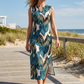 💥Last Day Special Sale 49% OFF👚Women's Sleeveless V-Neck Maxi Dress with Side Slit