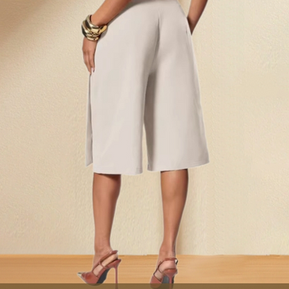 ⏳Limited-time 50% off⏰Women's Chic Tie-Front Wide-Leg Culottes