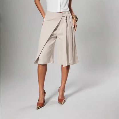⏳Limited-time 50% off⏰Women's Chic Tie-Front Wide-Leg Culottes