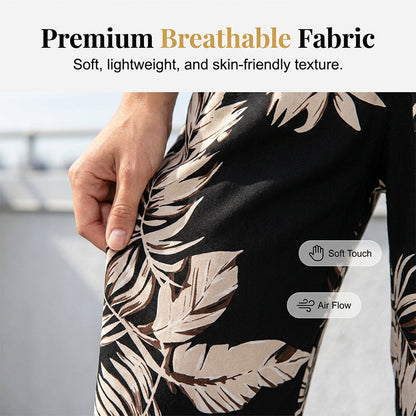 💖LAST DAY SALE 50% OFF💷Women's Summer Wide Leg Pants Flowy Drawstring Elastic Waist Trousers with Pockets